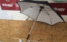 Deštník/slunečník černý - mírně použitý