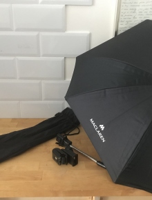Deštník/slunečník - černý